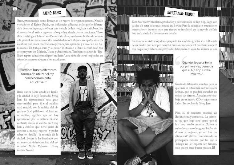 Páginas da revista LadoB