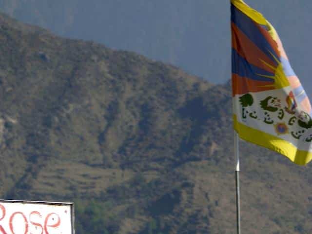 Bandeira do Tibet - McLeod Ganj