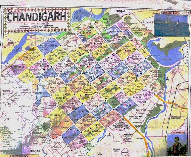 Mapa-de-Chandigarh