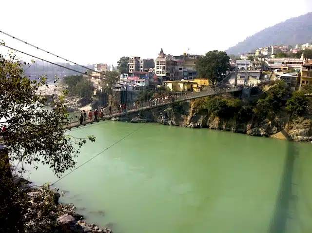 Ganges em Rishikesh - índia