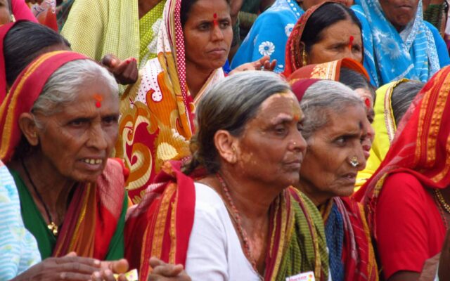 Mulheres em Varanasi, Índia.
