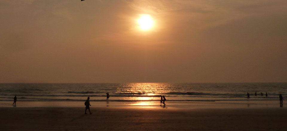 Praia de Goa. Índia.