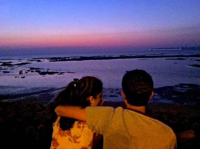 Praia em Mumbai