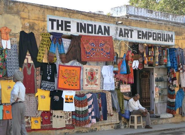 Comércio em Jaipur, Índia