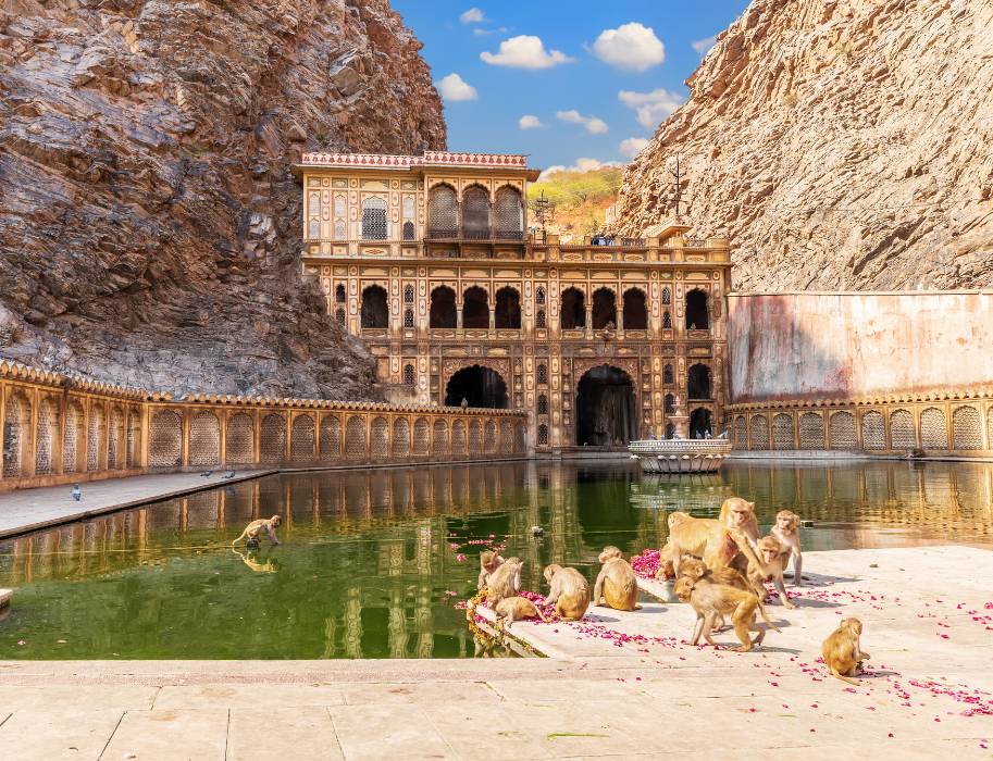 Galta Ji Temple - Templo dos Macacos Jaipur