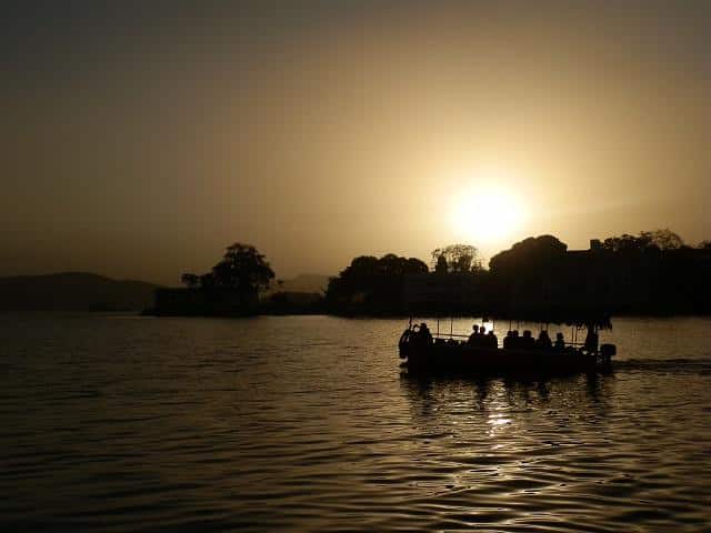 Passeios de barco em Udaipur, Índia