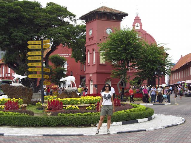 Praça torre relógio Malaca