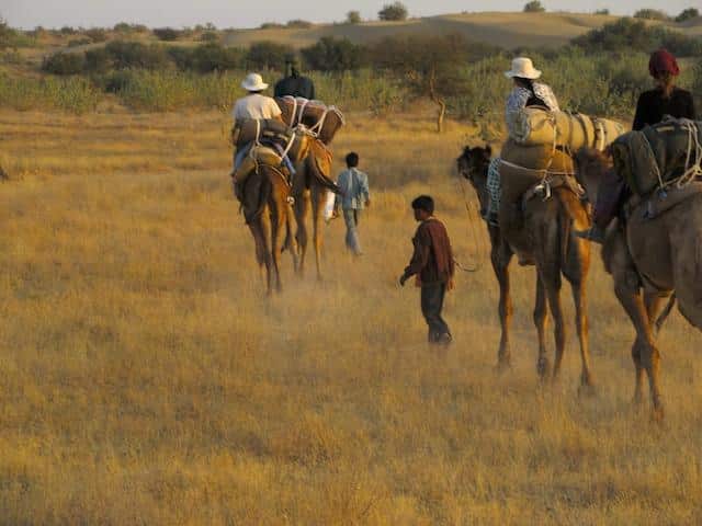 Safari de Camelo no Deserto de Thar