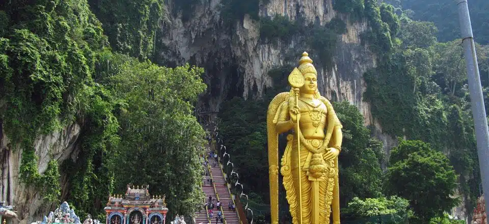 Batu Caves, Kuala Lumpur, Malásia.