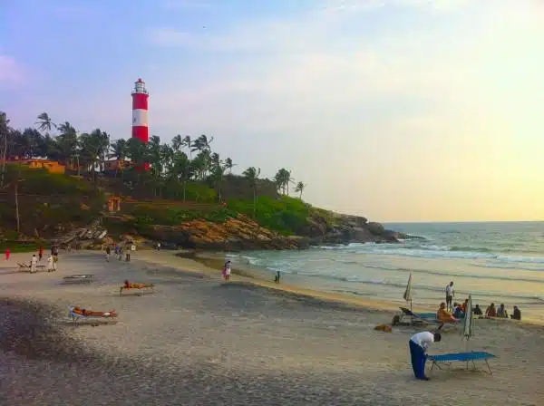 Kovalam praia no Kerala