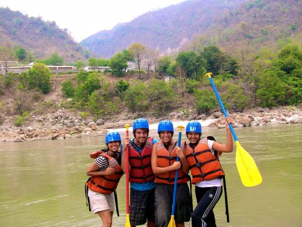 Rafting no Rio Ganges, Índia