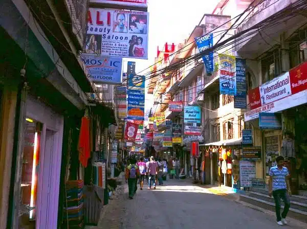 Rua do Thamel, Katmandu
