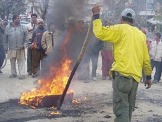 greve no Nepal