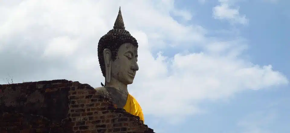 Buda, Ayutthaya, Tailândia.