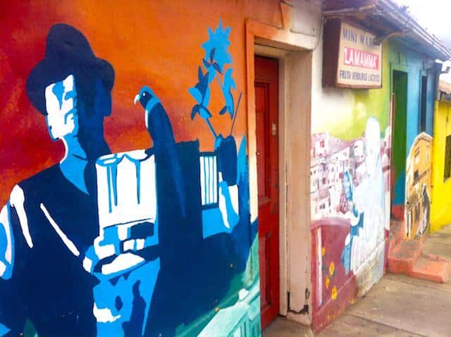 Graffiti em valparaiso chile