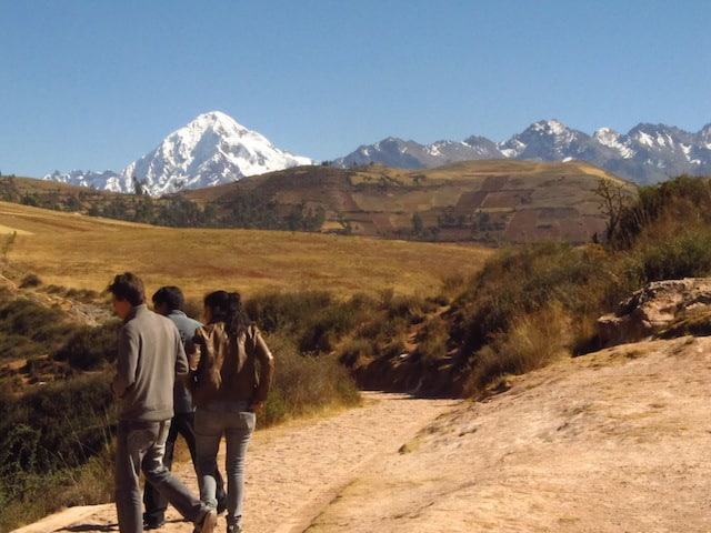 Montanhas do Vale Sagrado de Cuzco