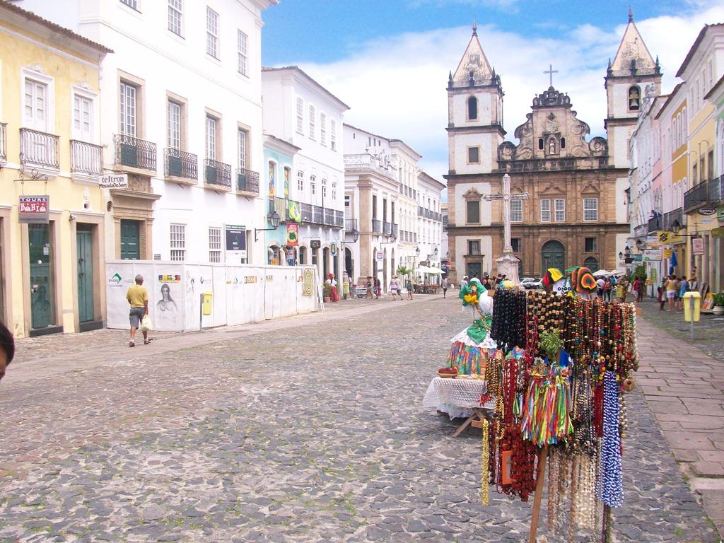 Pelourinho em Salvador Bahia Terreiro de Jesus igreja de são francisco de assis