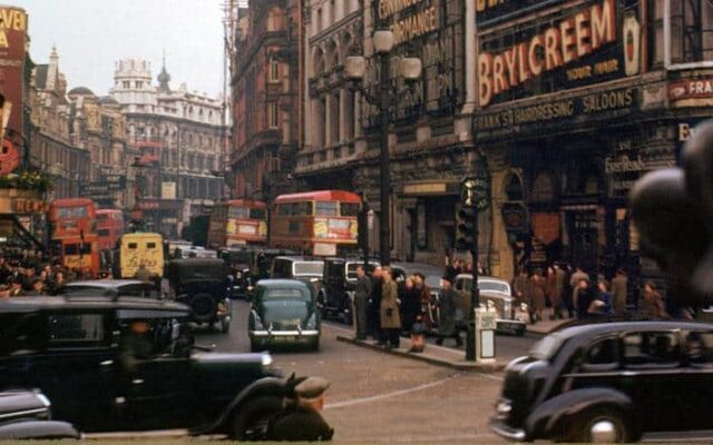 Foto antiga de Londres