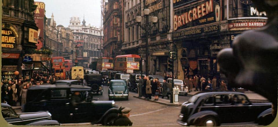 Foto antiga de Londres