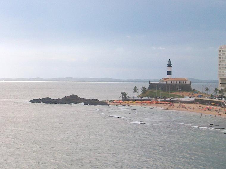 Praia do Farol da Barra Salvador Bahia