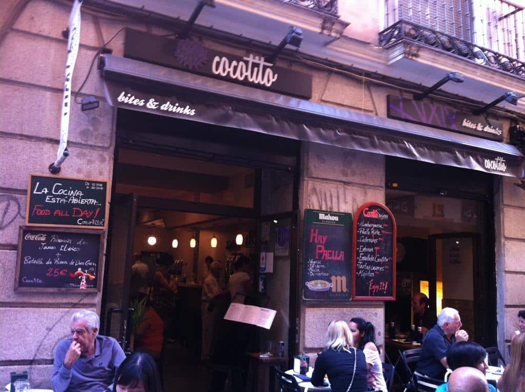 Restaurante em Madrid Espanha