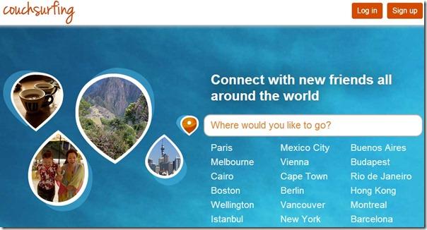 Como funciona o couchsurfing?