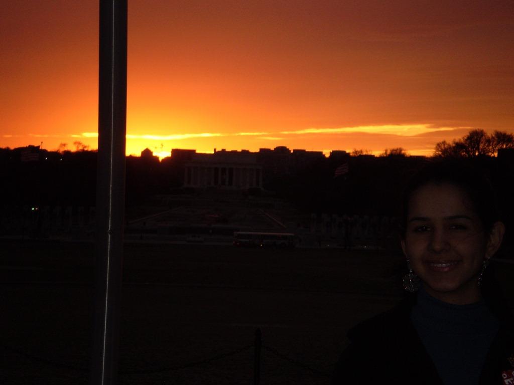 Por do Sol em Washington DC