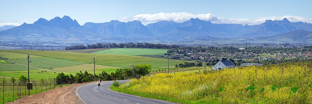 Rota dos Vinhos, na África do Sul