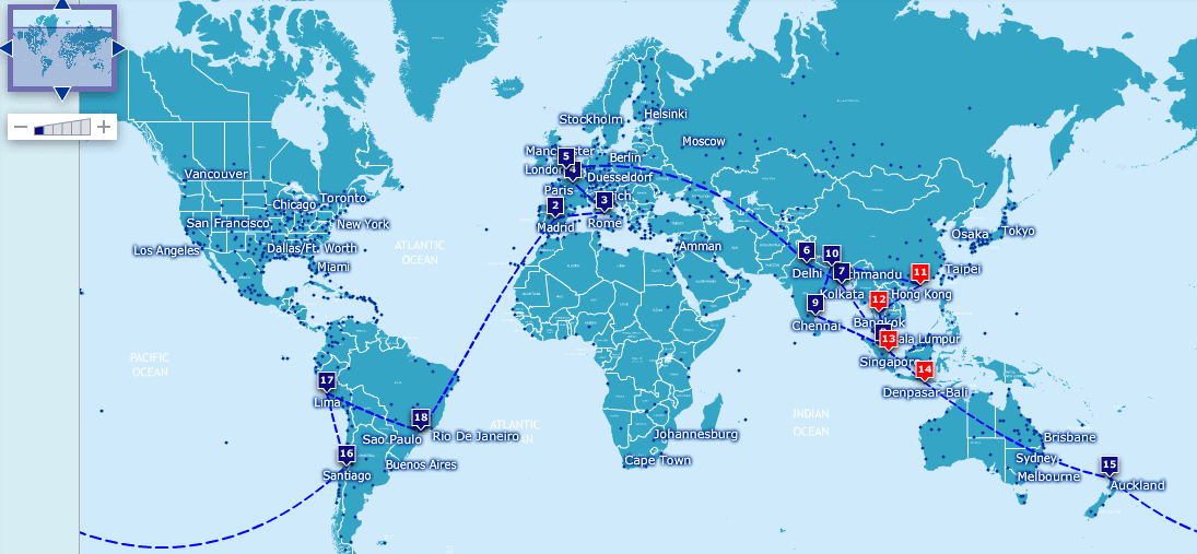 Viagem de Volta ao Mundo: quanto custa?