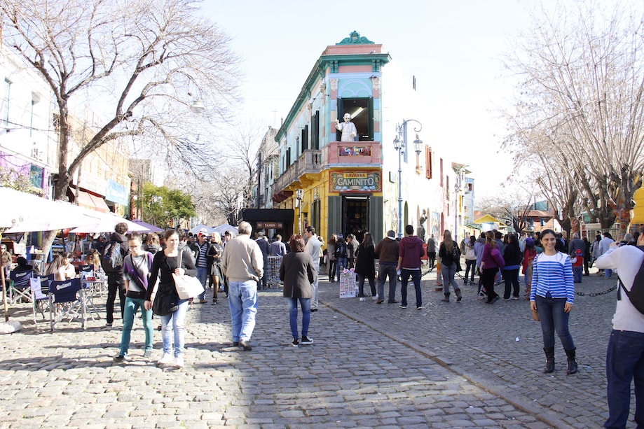 Visitar o Caminito, em Buenos Aires, vale a pena pelas fotos