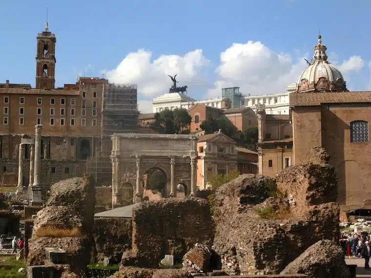 Forum Romano, em Roma, Itália