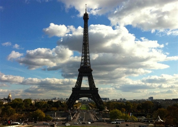 Torre eiffel em Paris-França