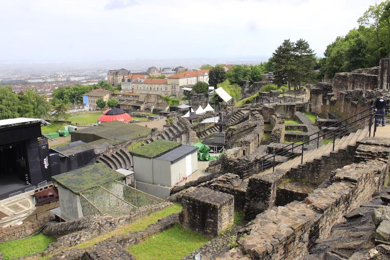 Anfiteatro-Romano-em-Lyon França