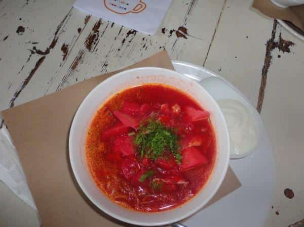 borsch, comida russa