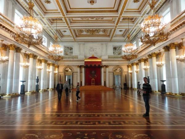 interior do palácio de hermitage