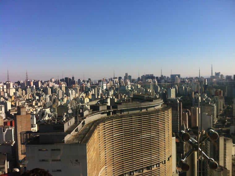 Vista do Terraço Itália - São Paulo