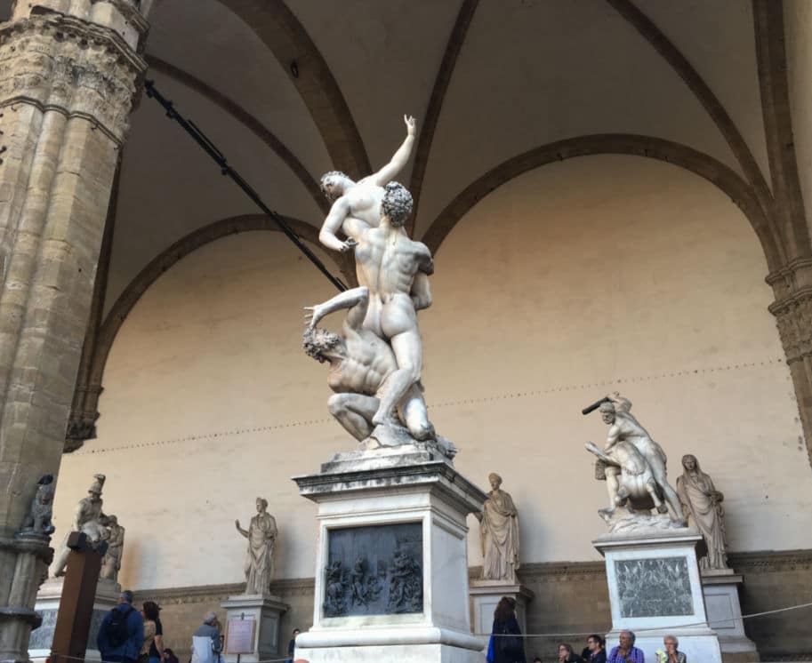 Esculturas piazza signorina em florenca