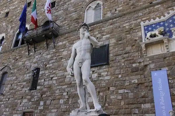 Réplica de Davi, em Florença