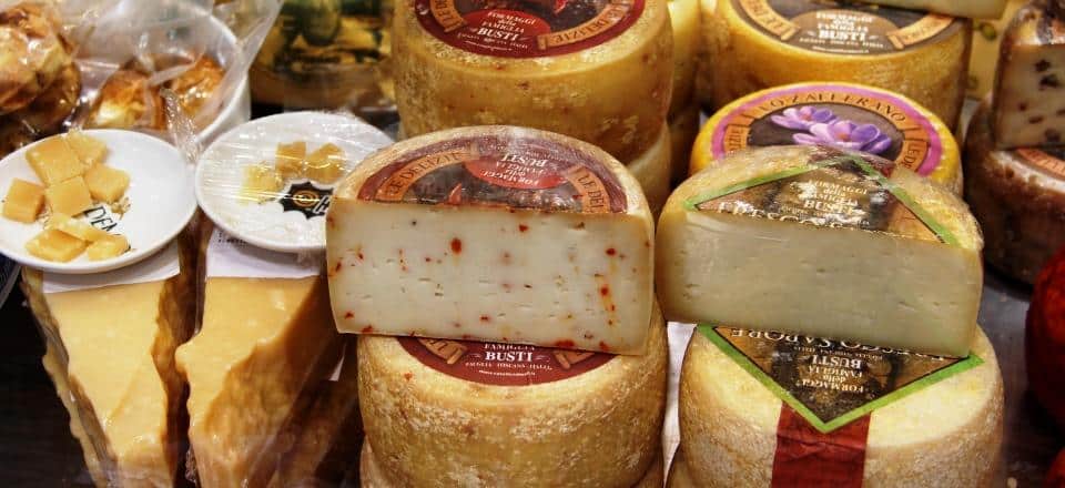 Tipos de queijo europeu pecorino