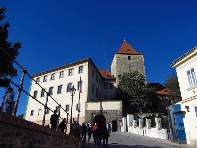 Castelo de Praga entrada subida