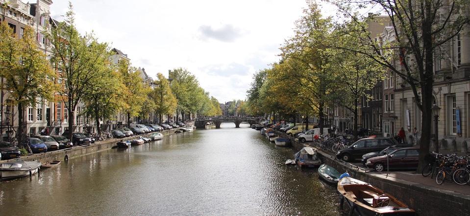 Canal em Amsterdam