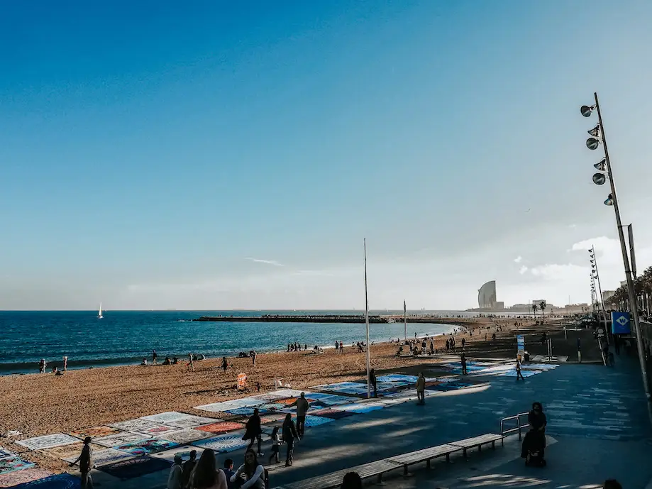 Barceloneta, uma boa opção para se hospedar em barcelona