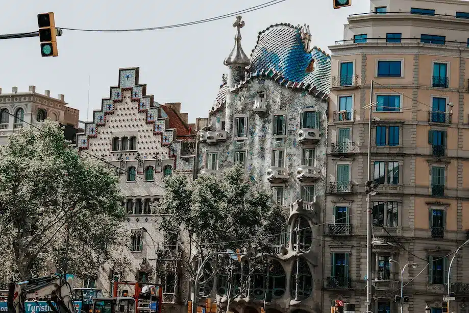 Eixample, Passeig de Gracia, um dos principais bairros de Barcelona, onde fica a Casa Bartló