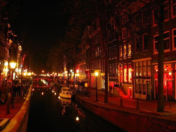 red light district, Amsterdam, Holanda