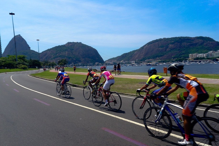 Passeio de bicicleta no Rio de Janeiro