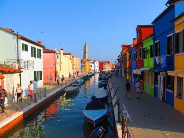 ilhas de veneza burano central