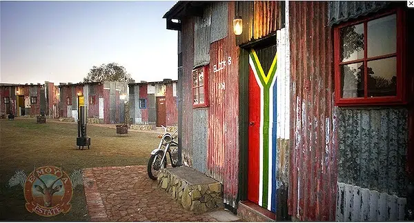 Favela de mentira da África do Sul