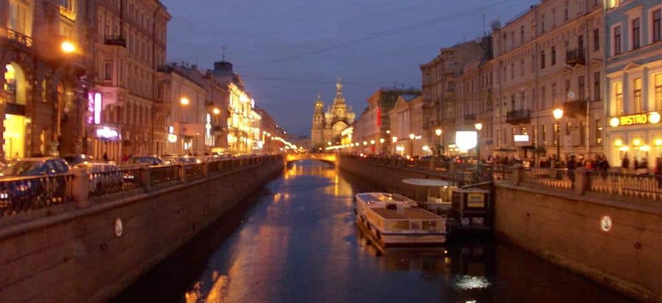 Canal Griboyedov são petersburgo