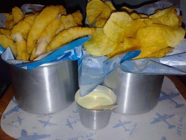 fish and chips jet lag