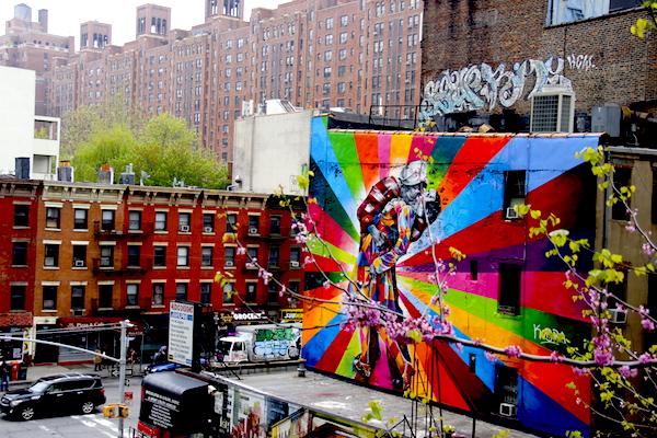 paineis arte High Line